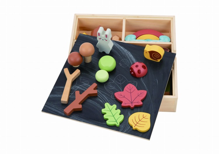 Zestaw Leśny – Układanka w stosy Klocki i Figurki TOOKY TOY