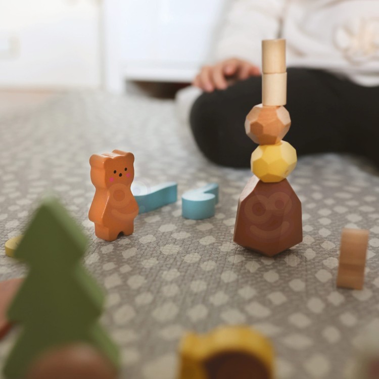 Zestaw Leśny – Układanka w stosy Klocki i Figurki TOOKY TOY