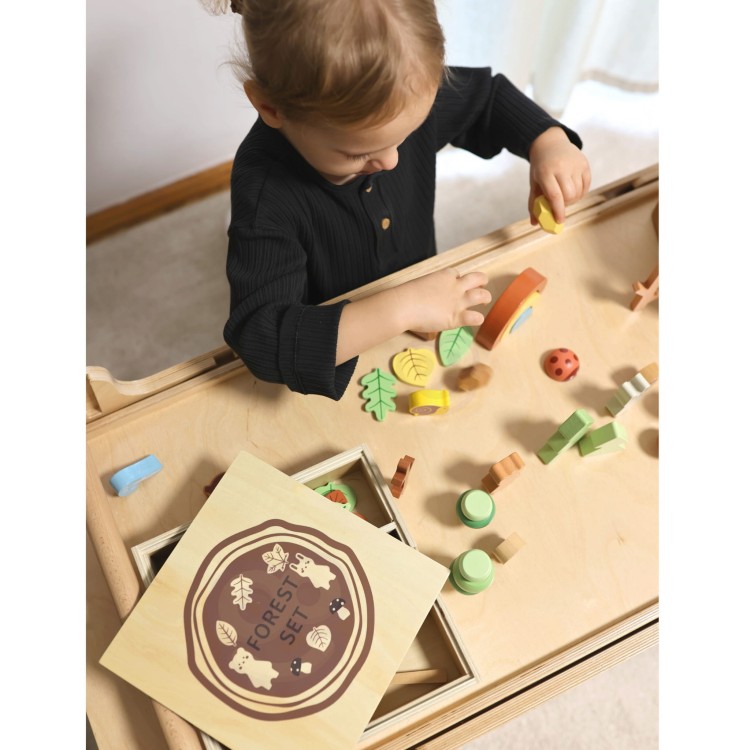 Zestaw Leśny – Układanka w stosy Klocki i Figurki TOOKY TOY