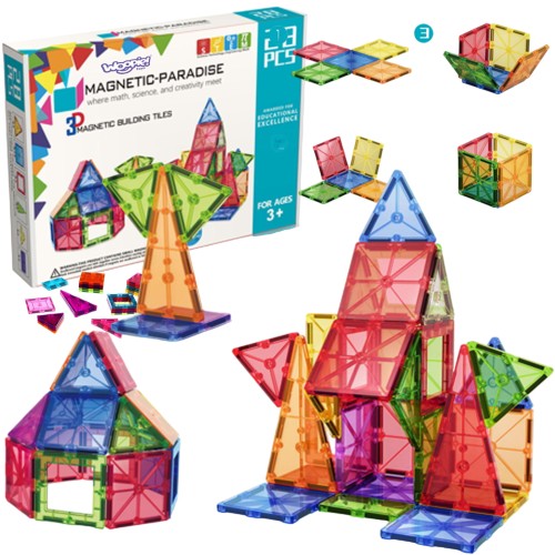 Magnetyczne Klocki Montessori 3D – WOOPIE