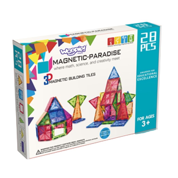 Magnetyczne Klocki Montessori 3D – WOOPIE