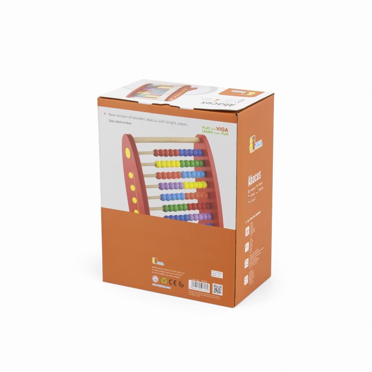 VIGA Drewniane Liczydło edukacyjne