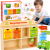 TOOKY TOY Drewniane Centrum Recyklingu Edukacyjny Sorter