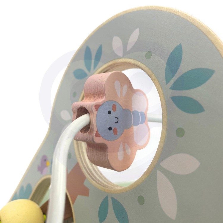 TOOKY TOY Drewniana Pętla Motoryczna Leśny Labirynt