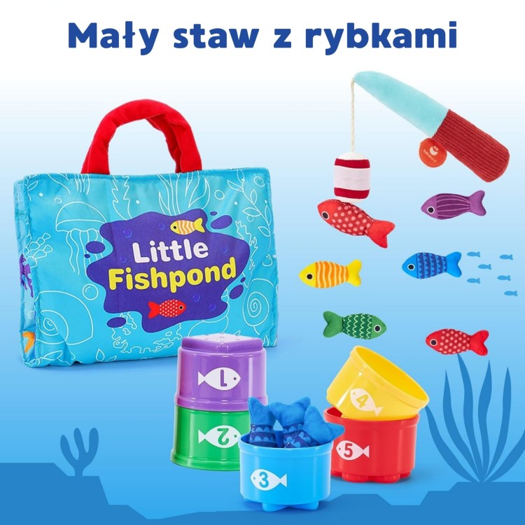 Zestaw Małego Wędkarza Nauka Liczenia 22 El.