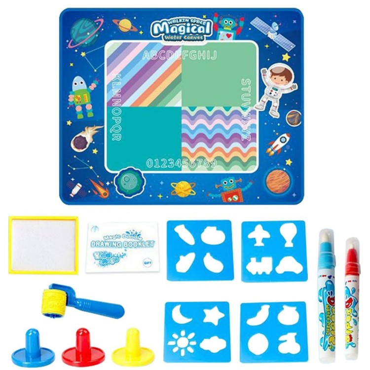 Mata Wodna do Malowania XXL 100x80cm Kosmos Niebieska