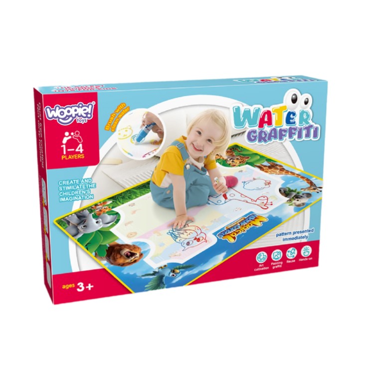 Mata Wodna do Malowania Safari Literki Cyferki