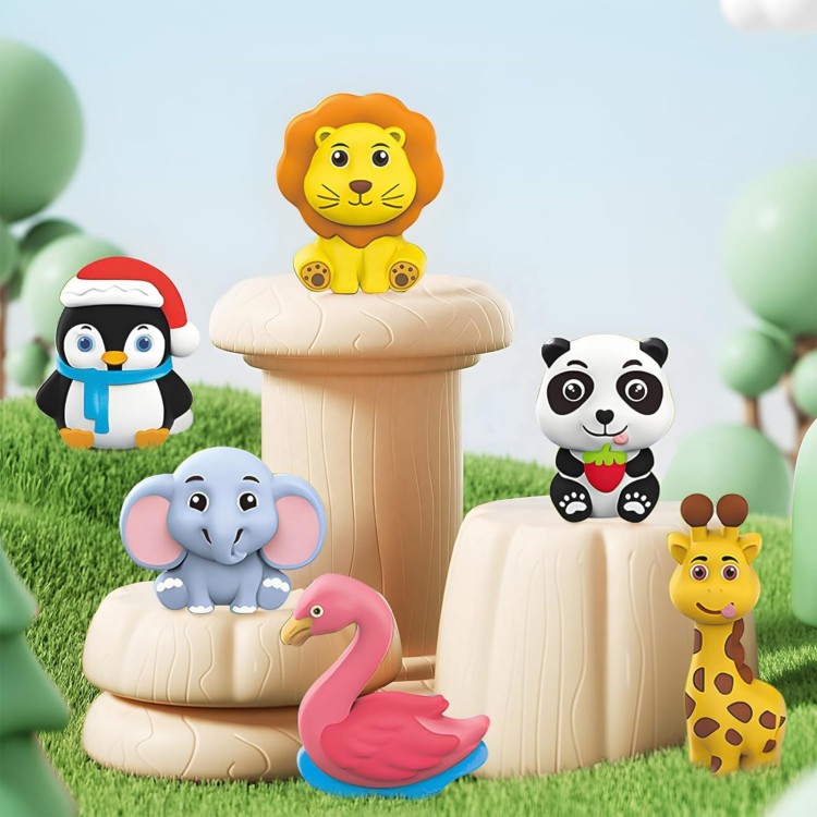 Zestaw Kreatywny DIY – Odlewy Gipsowe Figurki Zwierzątka do Malowania