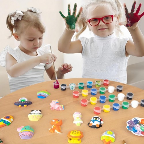 Zestaw Kreatywny DIY – Odlewy Gipsowe Figurki Dinozaury do Malowania