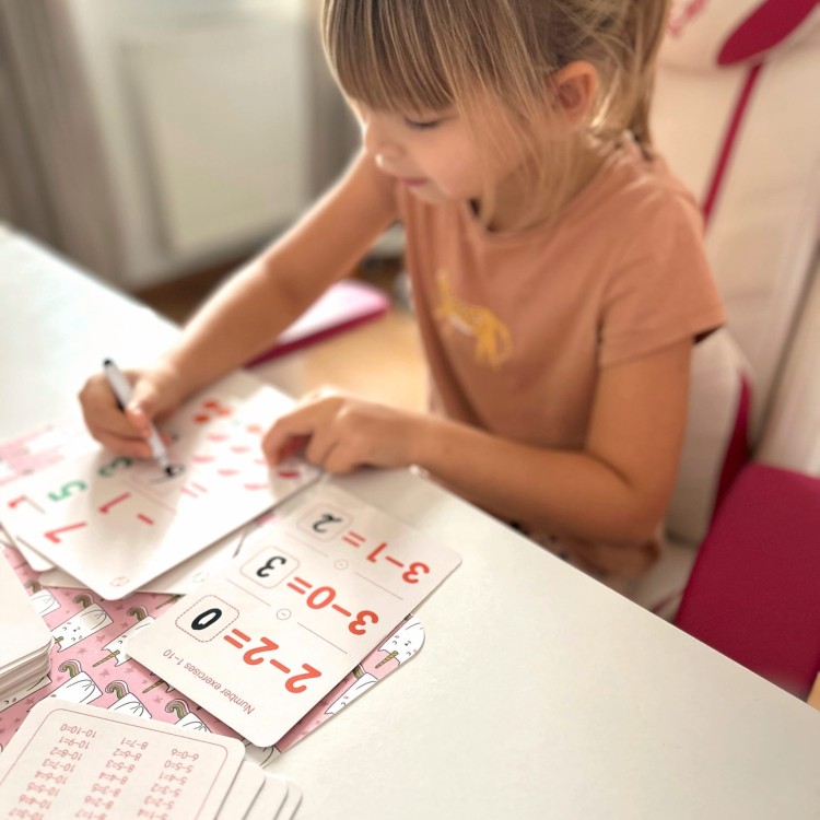 Karty Edukacyjne Fiszki Do Nauki Liczenia