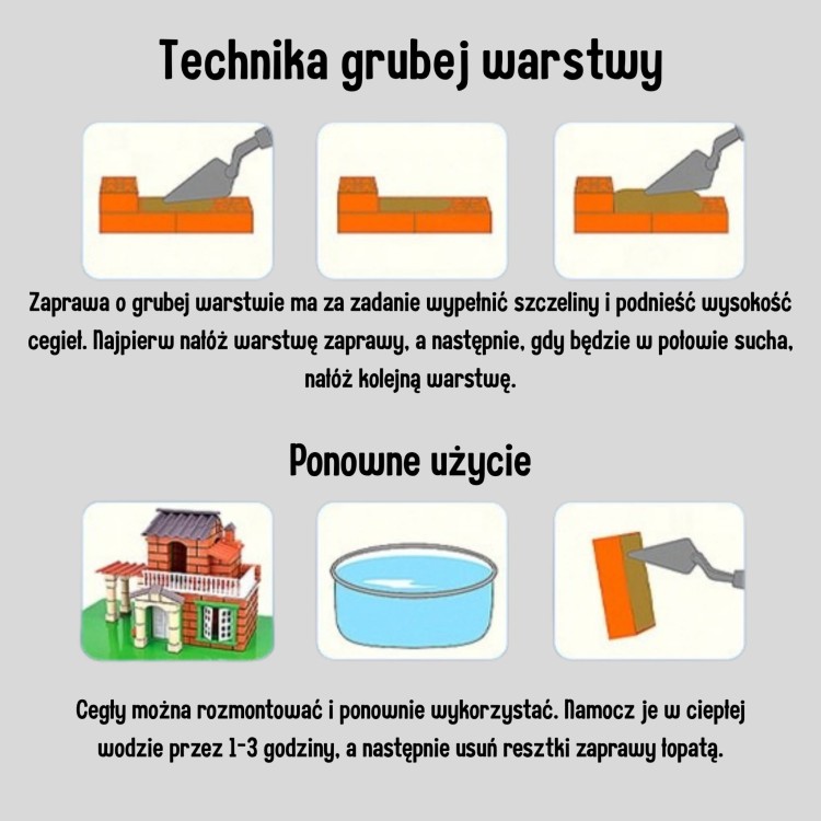 Zestaw Do Budowania z Cegieł - Willa 357 el.