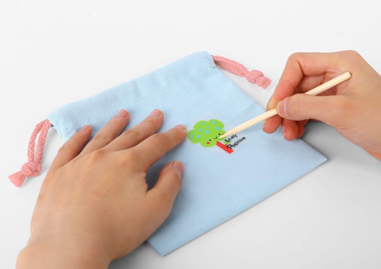 WOOPIE ART&FUN Zestaw Kreatywny Zrób Torebkę Dekorowanie Woreczka Imię Dziecka DIY