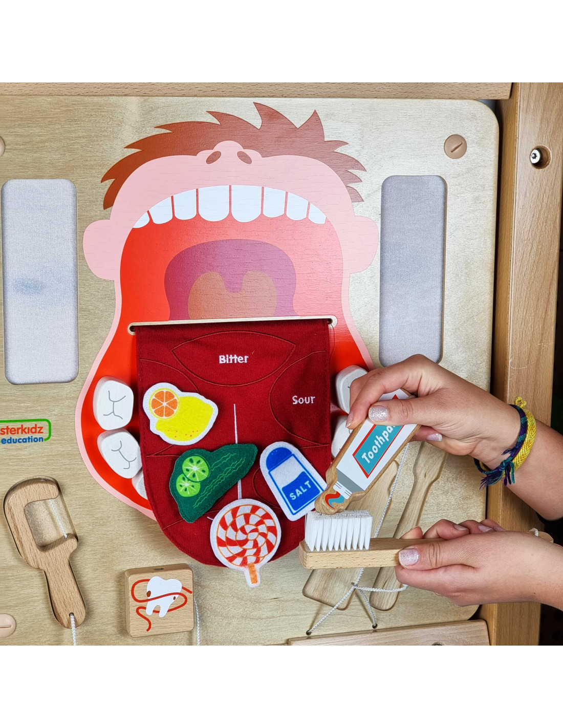 Tablica edukacyjna do nauki higieny jamy ustnej dla dzieci – Masterkidz FLEX